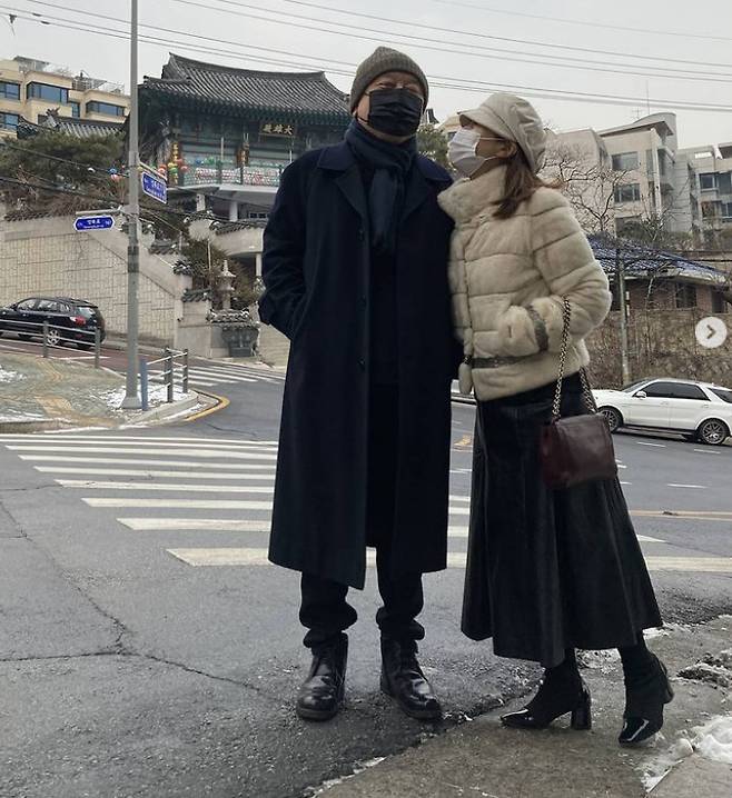 김한길(왼쪽) 최명길/ 사진=최명길 인스타그램 © 뉴스1