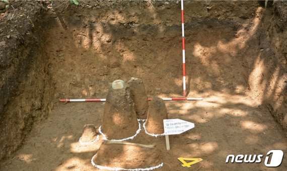 고 반철환 하사의 유해 및 유품이 발견된 현장 사진.(국방부 제공) © 뉴스1 /사진=뉴스1