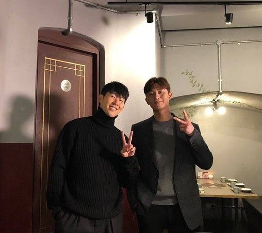 박서준 손흥민 '뉴스룸' 출연 / 사진 = 박서준 SNS