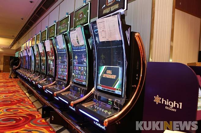 강원 정선 강원랜드 슬롯머신 KL Saberi(사진=강원랜드 제공)