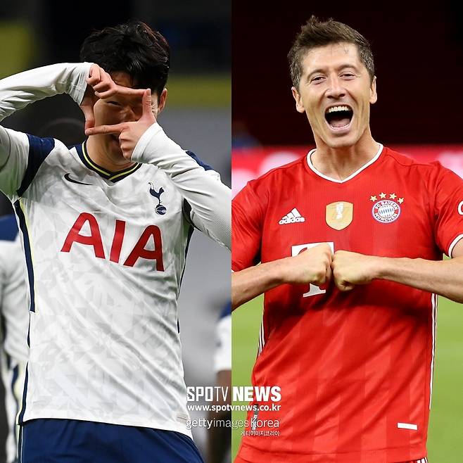 ▲ 손흥민의 골 결정력이 바이에른 뮌헨 스트라이커 로베르토 레반도프스키에 비견되고 있다.