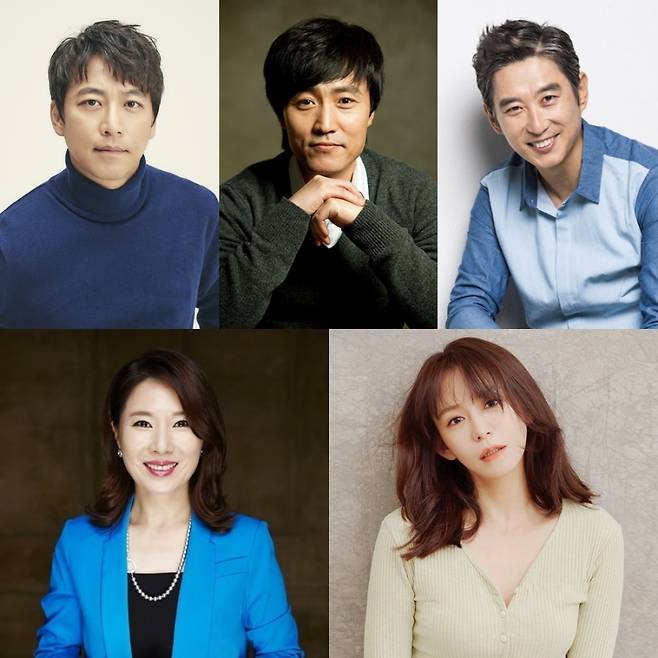 ▲ 오민석 엄효섭 김원해 심이영 황영희(왼쪽 위부터 시계방향)이 '오월의 청춘'에 캐스팅됐다. 제공|각 소속사
