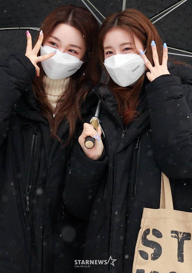 우연-나나 '함박눈 만큼 예쁜미모'[★포토]