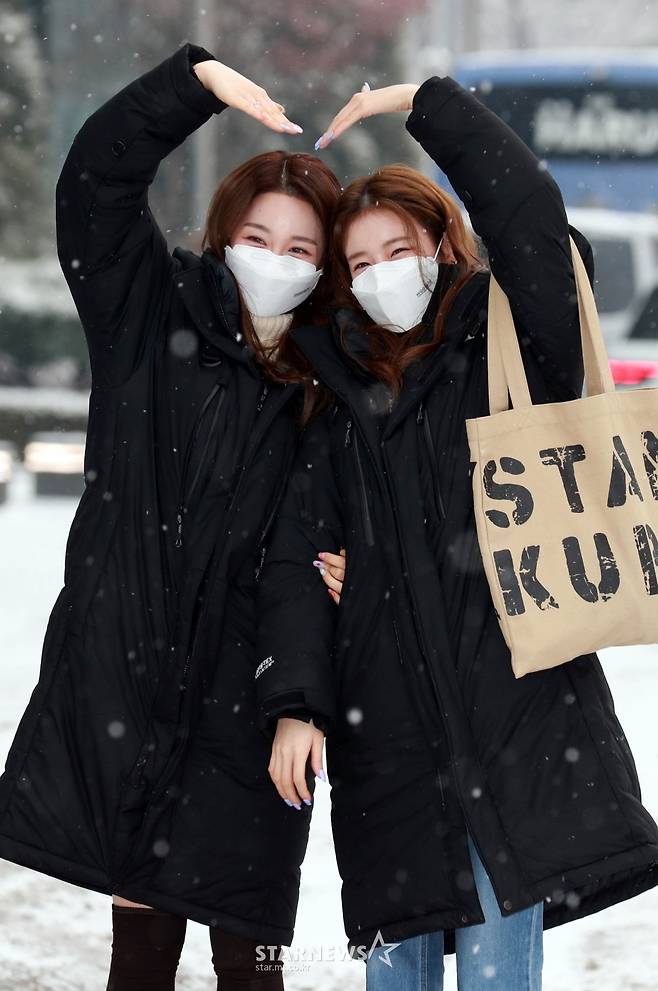우연-나나 '눈꽃이 따로없네!' [★포토]