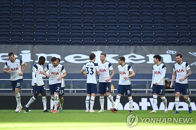 토트넘 선수들 [AFP=연합뉴스 자료사진]