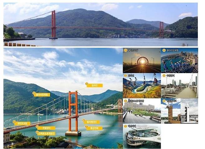 남해대교 관광자원화사업 [국토교통부 자료 제공. 재판매 및 DB 금지]