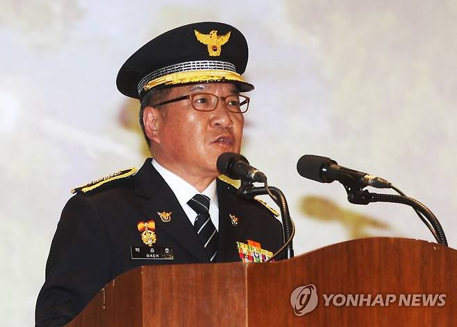 백승호 전 경찰대학장 [연합뉴스 자료 사진]