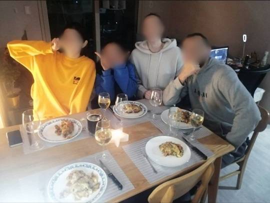 사진설명: 여자 프로 배구 모 외국인 선수 SNS에 올라왔던 사진.