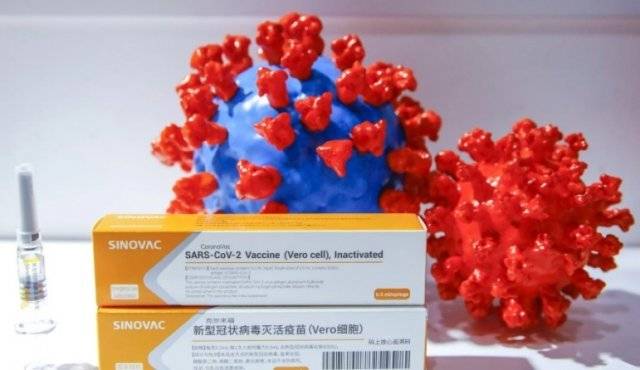 시노백이 생산한 코로나19 백신 - SCMP 갈무리
