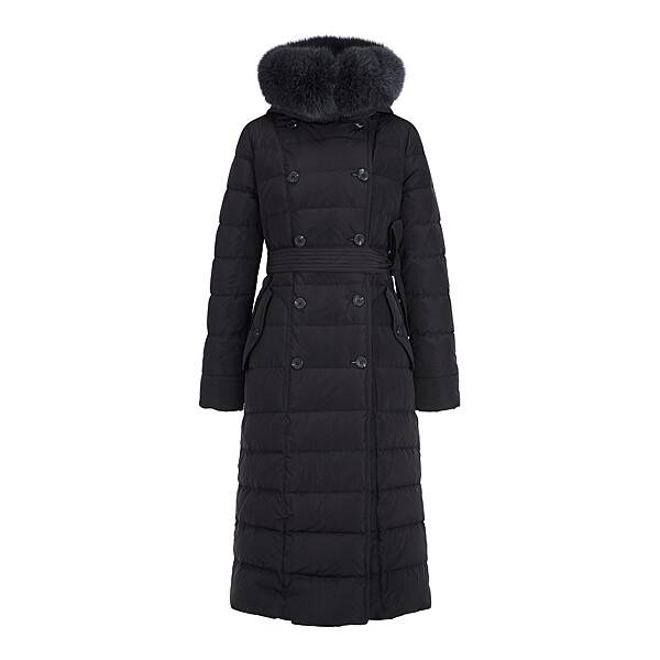 여성복 지컷의 '폭스 퍼 구스다운 코트' 이미지