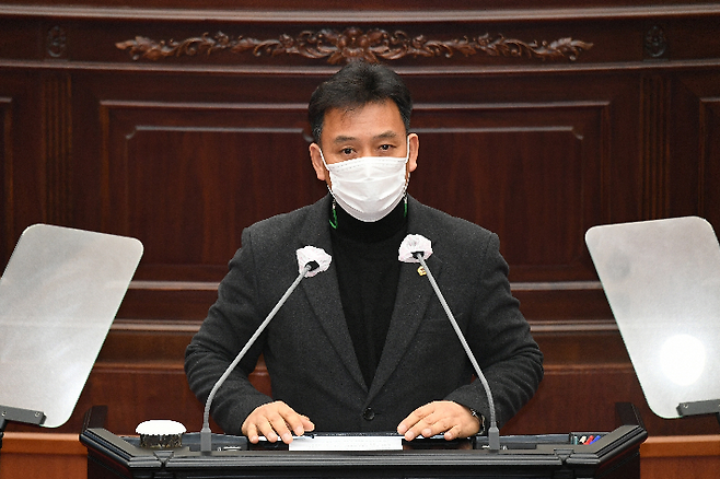 빈지태 경남도의원. 경남도의회 제공