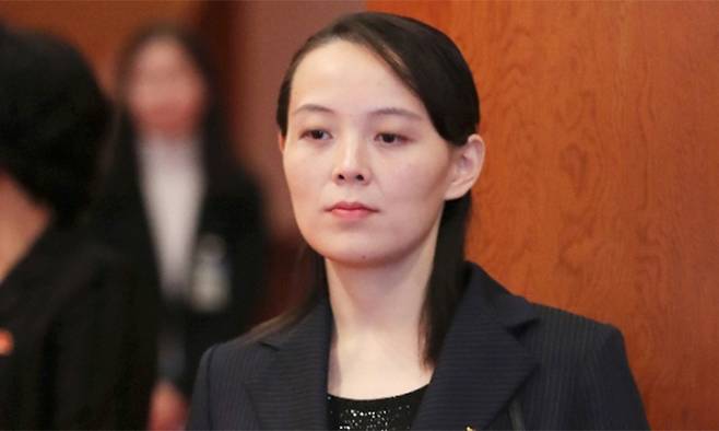 김여정&nbsp;북한 노동당 부부장. 연합뉴스