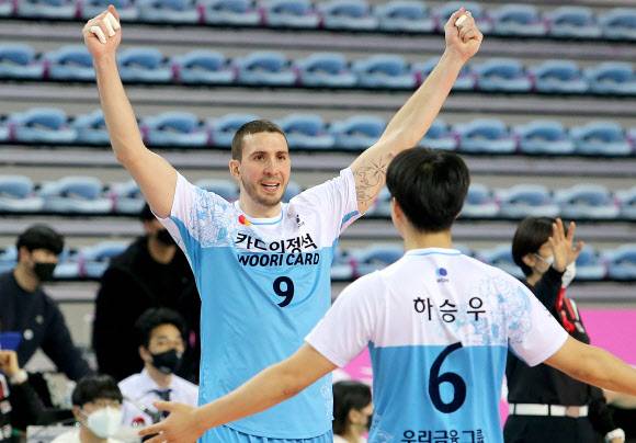 알렉스 페헤이라.우리카드 배구단 제공