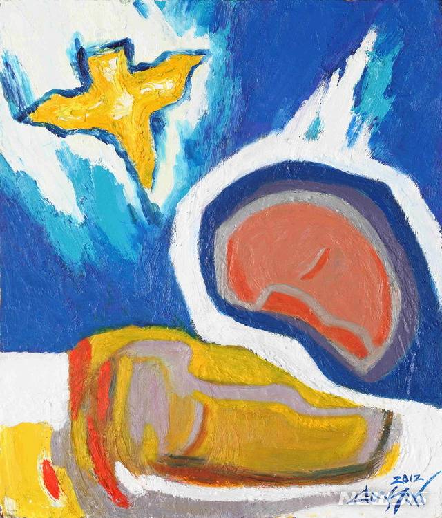 [서울=뉴시스]정대식, 주님! 주님! 530×455, Oil on canvas, 2012(사진=한국천주교주교회의 제공)2021.01.14 photo@newsis.com