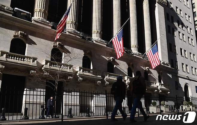 뉴욕증권거래소. © AFP=뉴스1