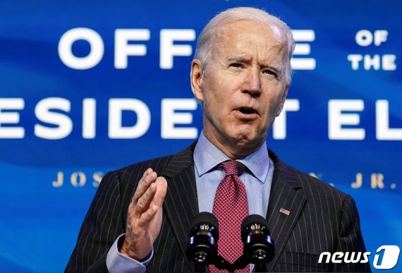 조 바이든 미국 대통령 당선인 © 로이터=뉴스1 /사진=뉴스1