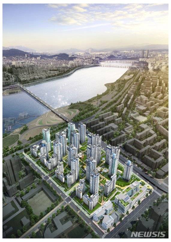 래미안 원베일리 조감도