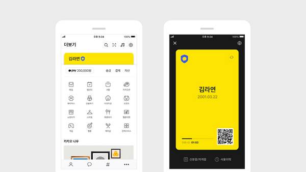 카카오톡 지갑.