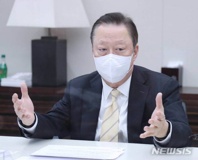 [서울=뉴시스]박용만 대한상공회의소 회장. 뉴시스DB 2020.12.27. (사진=대한상의 제공)