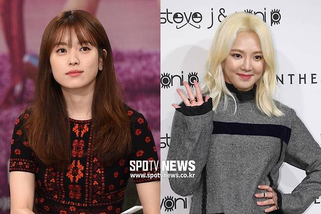 ▲ 한효주(왼쪽), 소녀시대 효연. ⓒ곽혜미 기자