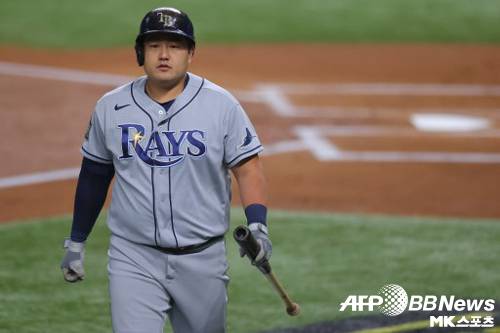 최지만이 조정위원회로 향한다. 사진=ⓒAFPBBNews = News1