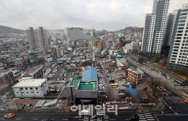 공공재개발 시범 사업 구역에 선정된 동작 흑석2구역의 모습 (사진=연합뉴스)