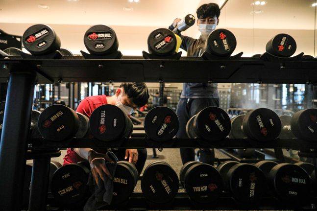 다시 문 여는 헬스장. ⓒ 뉴시스