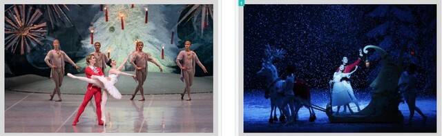 국립발레단의 <호두까기인형>(12월16~26일 예술의전당)과 유니버설발레단의 <호두까기인형>(12월18~30일 세종문화회관). 국립발레단·유니버설발레단 제공