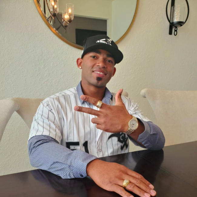 [사진] 화이트삭스와 계약한 요엘키 세스페데스. / 프란시스 로메로 SNS