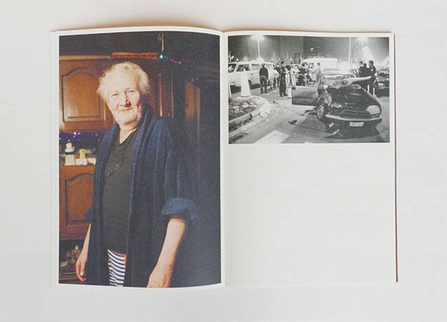 왼쪽부터 캐서린이 찍은 블리크의 사진 블리크가 경찰로 일할 당시 찍어놨던 자동차 사고 현장 사진. 사진 김진영