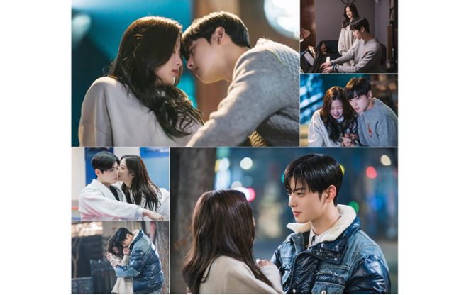 '여신강림' 차은우, 문가영 스틸컷이 공개됐다.tvN 제공