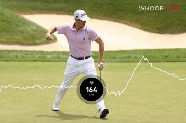 미국프로골프(PGA)에서 도입한 우프 스마트 밴드 (사진=우프)