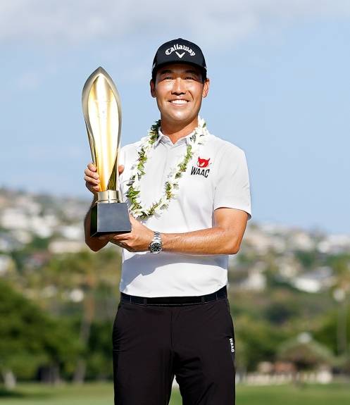 2021년 미국프로골프(PGA) 투어 소니오픈에서 우승한 케빈 나. 사진제공=왁(WAAC)