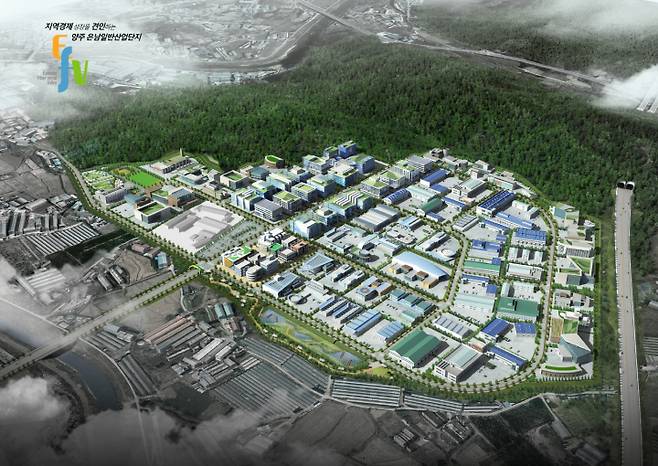 은남 산업단지 조감도. / 사진제공=양주시