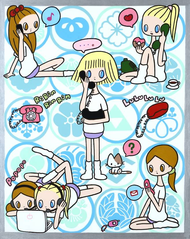 마키 호소카와, Untitled, 90.9×72.7cm (30), 캔버스에 아크릴, 2011