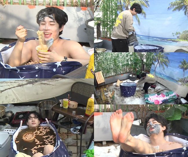 Henry Lau heads to Rooftop to realize the romance of open-air bath enjoying hot spring bath in the cold.At the same time as it starts, you are hit by a hardship due to frozen You can also, but move the water bucket to self-show and burn the will to make an open-air bath.But suddenly you can also be embarrassed by the water spouting like a fountain in the freezing wave.For a while, Henry Lau does not give up and does not give up, but he is boiling water from your can also in a burner.However, I am curious that Henry Lau reveals the weakness of his acquaintance who came to Rooftop to fix You can also, who handed down the water filling honey tip that makes the suffering of the past unfavorable.Meanwhile, Henry Lau is ready for the boiled eggs, sikhye, and cup noodles, which are the representative menu of Gimjilbang, as well as the white wood and mugwort bathing agents filled with hot spring flavor.But at the same time as he gets it, he starts to struggle with hot water temperatures, dropping the snow on the rooftop floor in the open-air bath as an emergency prescription.It was hot like Seolleungtang. He said that he was shocked, adding to the question of whether he could enjoy hot spring healing safely.Henry Laus refreshing New Year, which is welcomed by the Rooftop Hot Springs, can be found on MBCs I Live Alone, which is broadcasted at 11:05 pm today (22nd).[Photo] MBC Provision