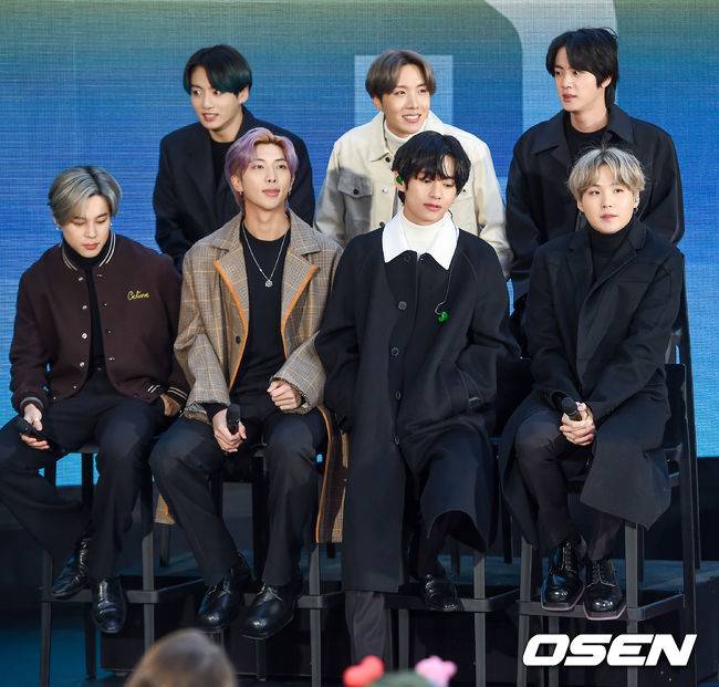 [OSEN=뉴욕(미국) 박준형 기자]방탄소년단이 방송시작을 기다리고 있다. / soul1014@osen.co.kr