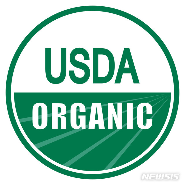 USDA 유기농인증마크.