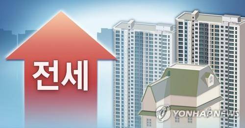 전셋값 상승 (PG) [장현경 제작] 일러스트
