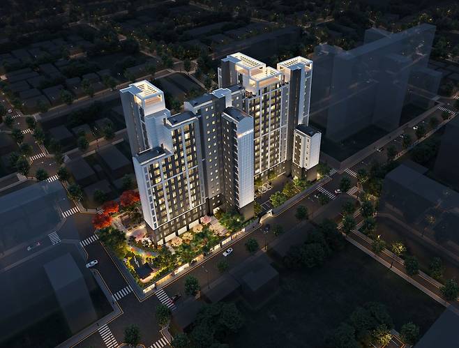 경기 부천 삼익아파트2동 가로주택정비사업 조감도 [호반그룹 제공]