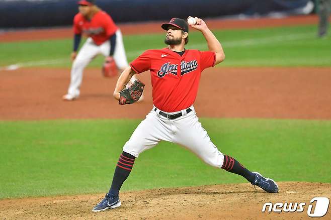 워싱턴 내셔널스와 계약을 맺은 좌완 브래드 핸드. © AFP=뉴스1