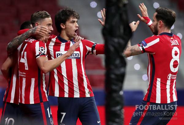 주앙 펠릭스(가운데, 아틀레티코 마드리드). 게티이미지코리아