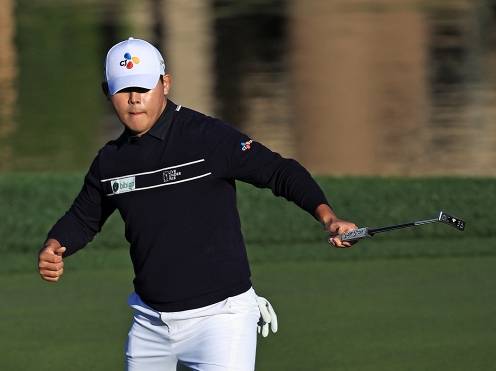 2021년 미국프로골프(PGA) 투어 아메리칸 익스프레스 우승을 차지한 김시우 프로. 사진제공=PGA 투어-게티이미지