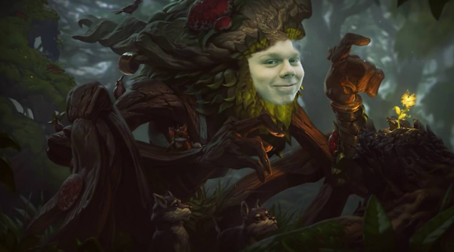 사진=탑 라이너 '원더' 마르틴과 '아이번'을 합성한 이미지.&nbsp;G2 e스포츠 트위터.