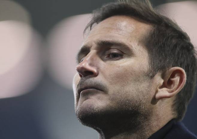 첼시 감독직에서 경질된 프랭크 램파드. 사진=AP PHOTO