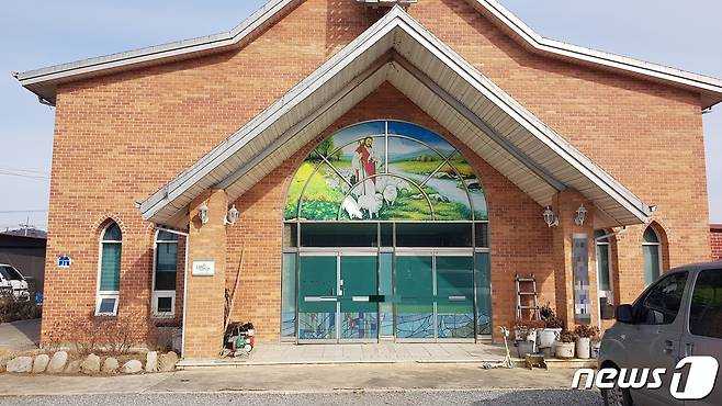 대전 IEM국제학교발(發) 코로나19 집단감염이 발생한 강원 홍천의 한 교회. ©뉴스1 이종재 기자