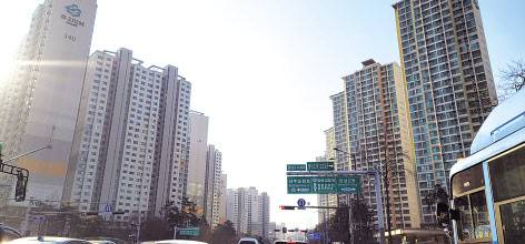 잠실동 트리지움, 리센츠 등 아파트단지 전경. 이민경 기자