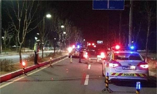 음주운전 단속 모습.