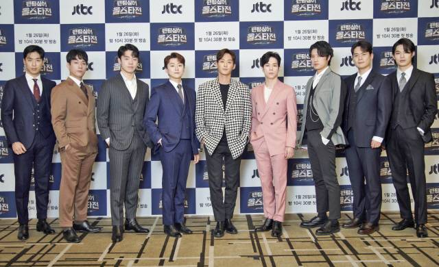 26일 JTBC ‘팬텀싱어 올스타전’ 제작발표회에 고훈정, 백인태, 권서경, 조민규, 김주택, 이충주, 유채훈, 김바울, 길병민이 참석했다. / 사진=JTBC 제공