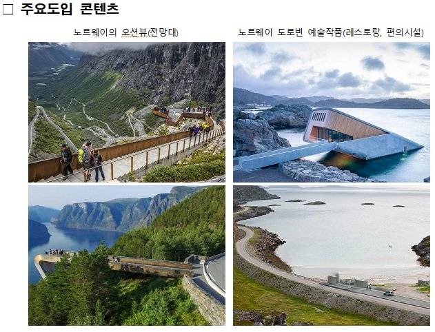 강원 동해안 드라이브 코스 [강원도 제공.재판매 및 DB 금지]